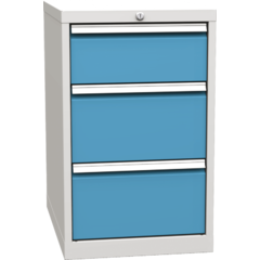 Basic container with 3 drawers