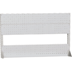 Perforated panel with brackets