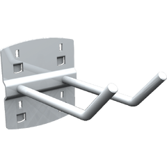 Doppelhaken 45°, L = 125 mm