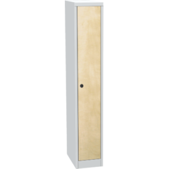 Metal locker laminate door - wood decor 180x30