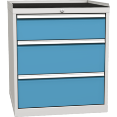 Workshop drawer cabinet for tools – 3 drawers