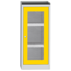 Niedriger Chemikalienschrank mit Lüftungstüren, zweiflügelig