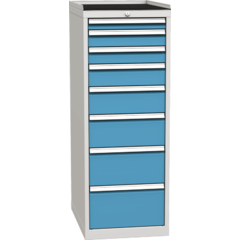 Workshop drawer cabinet for tools – 8 drawers