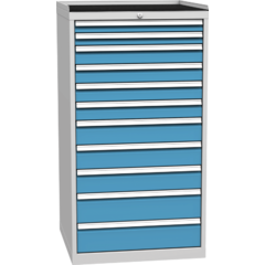 Workshop drawer cabinet for tools – 11 drawers