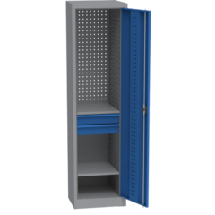 Universal Workshop Cabinet (505 mm) w/ DVB perforation, 2 drawers, 2 shelves
