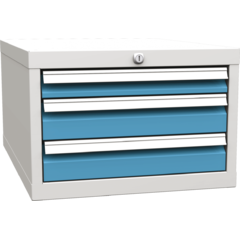 Under the worktop hanging container with 3 drawers