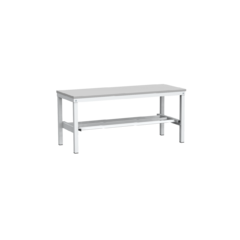 Assembled cloakroom bench