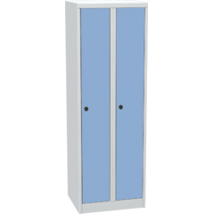 Metal locker with laminate door 180x60