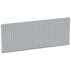 An der Wand montiertes QDN-Werkzeug und Hakenhalter - Lochblech (1948 x 800 mm) verstärkt