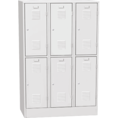 Horizontally Divided Steel Locker