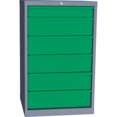 Werkzeugschubladenschrank der Serie Economy, 6 Schubladen