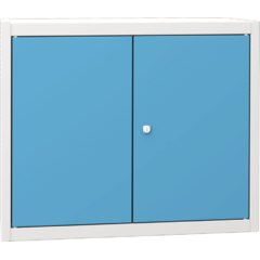 Double-door central cabinet for DPJ workbenches – 2 doors, 1 shelf