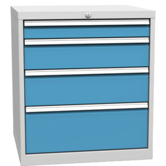 Drawer container with 4 drawers