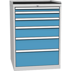 Workshop drawer cabinet for tools – 6 drawers