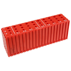 Kunststoffbox zur Aufbewahrung von Bohrern