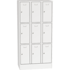 Steel Locker with Lockable Compartments