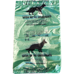 Sáčky na psí exkrementy - mikrotenové