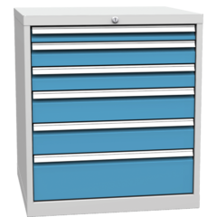 Schublade-Container mit 6 Schubladen