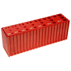 Kunststoffbox zur Aufbewahrung von Gewindebohrern