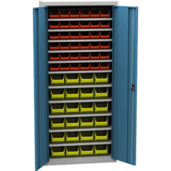 Universal Cabinet w/ plastic storage bins