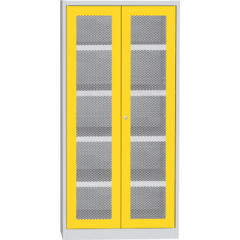 Cupboard for the storage of chemicals