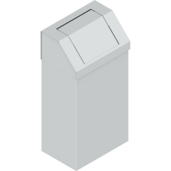 Mülleimer für Mülltrennung mit Deckel