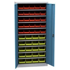 Universal Cabinet w/ plastic storage bins