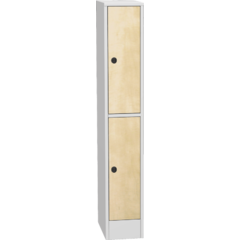 Single-tier laminate steel locker