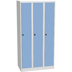 Metal locker with laminate door 180 x 90