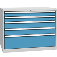 Drawer container with 5 drawers