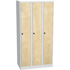 Metal locker laminate door - wood decor 180x90