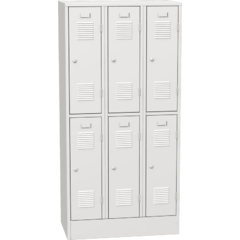 Horizontally Divided Steel Locker
