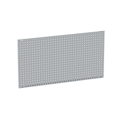 An der Wand montiertes QDN-Werkzeug und Hakenhalter - Lochblech (1448 x 800 mm) verstärkt