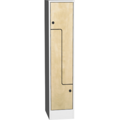 Prostorově úsporná šatní skříň "Z" s laminovanými dveřmi