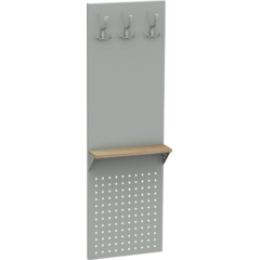 Wandgarderobe mit Ablageboden