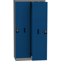 Universal workshop cabinet w/ 2 vertical drawers