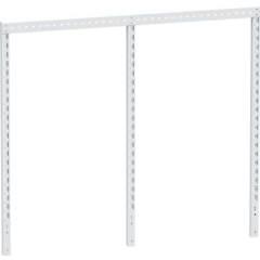 Table top wall rack extension frame for 1500 mm LDS tables - 1300 mm