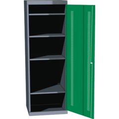 Universeller Werkstattschrank der Serie Economy, 4 Fachböden