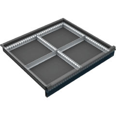 Inneneinteilung für Schublade