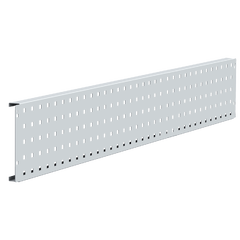 Perforated panel with brackets