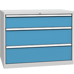 Drawer container with 3 drawers