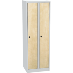 Metal locker laminate door - wood decor 180x60
