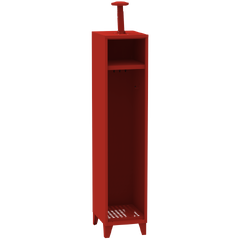 Feuerwehrspind mit einem Abteil