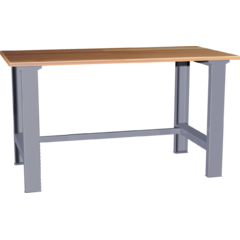 Dílenský pracovní stůl řady Economy (25mm buková spárovka)
