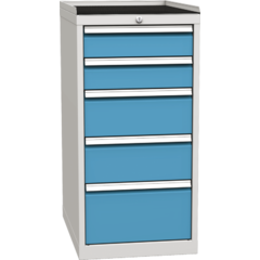 Workshop drawer cabinet for tools – 5 drawers